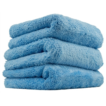 Chemical Guys Happy Ending Edgeless Microfibre Towel 3 Pack BLUE (16x16")