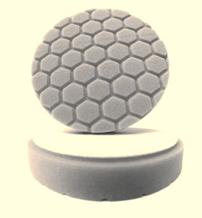 5.5" Hex Logic Pad White Medium-Light Polishing Pad