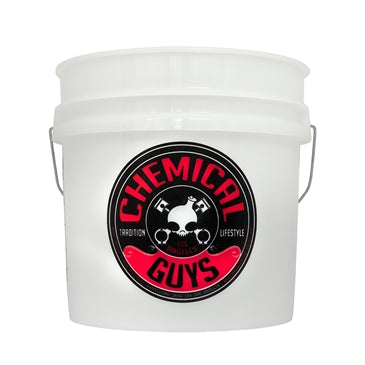 Chemical Guys 20 Litre Heavy Duty Detailing Bucket with Cyclone Dirt Trap Insert & CG Logo Lid