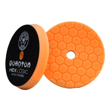 5.5" Hex Logic Quantum Medium Heavy Cutting Pad Orange