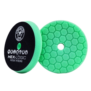 5.5" Hex Logic Quantum Heavy Polishing Pad Green